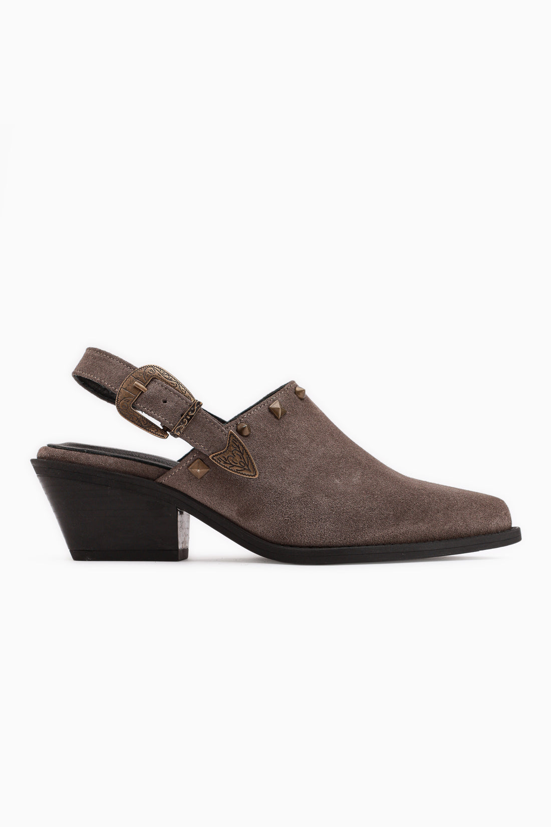 Tima Echtes Leder Mink Absatz Damen Sandale