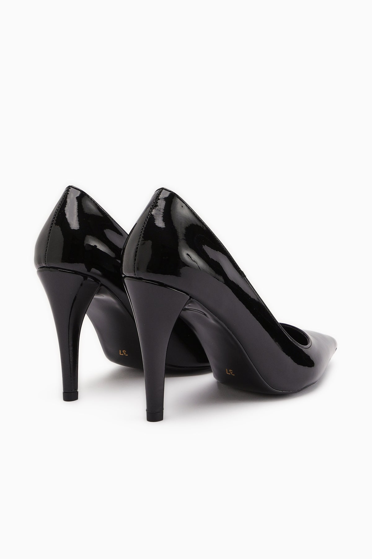 Nancy Women's Black Patent Leather Stiletto Heels