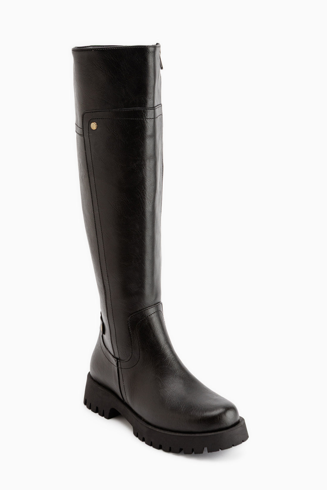 Rosalia Schwarze Reißverschluss Damen Stiefel