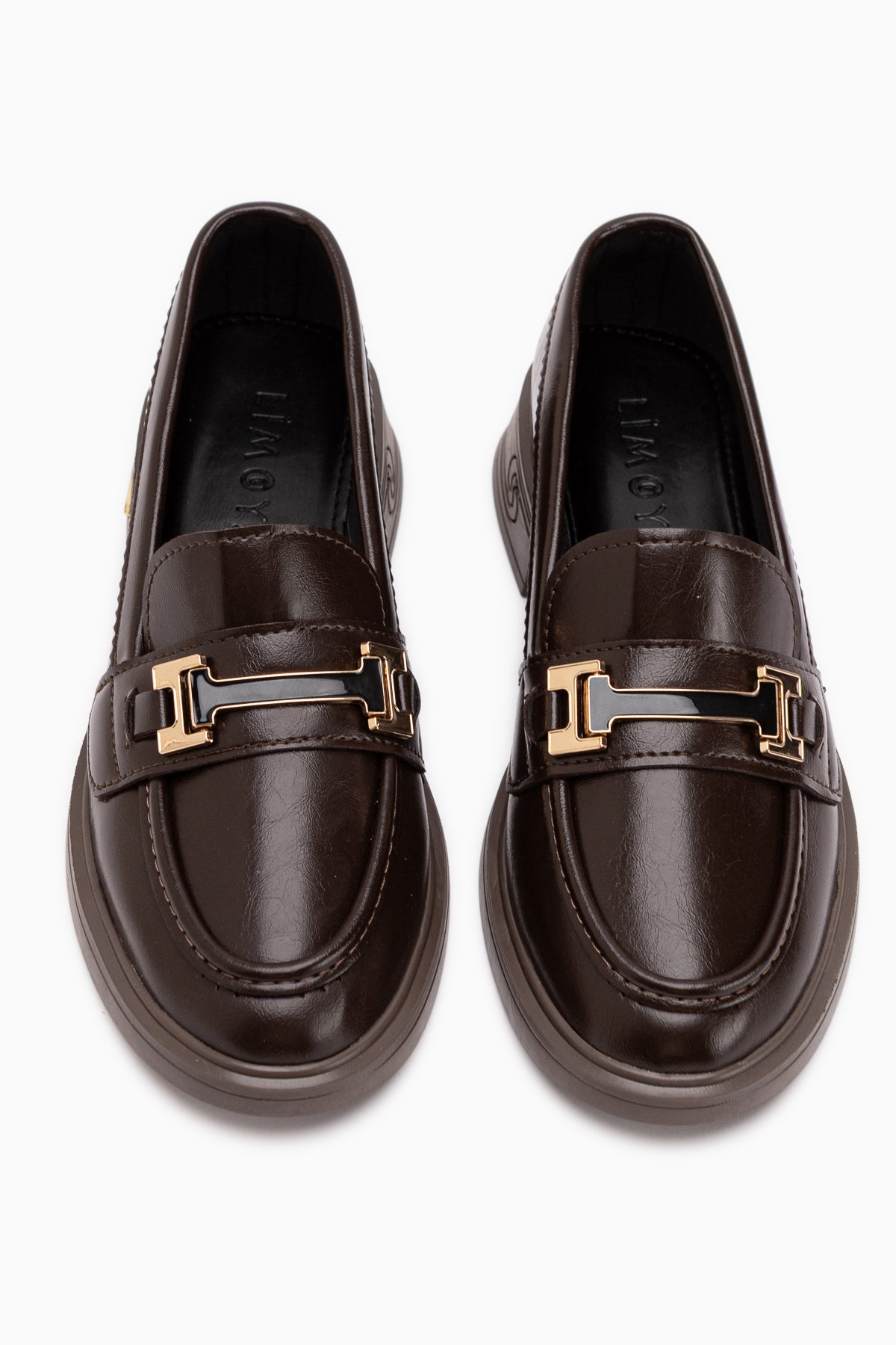 Drina Kaffee Schnalle Damen Loafer Alltagsschuhe