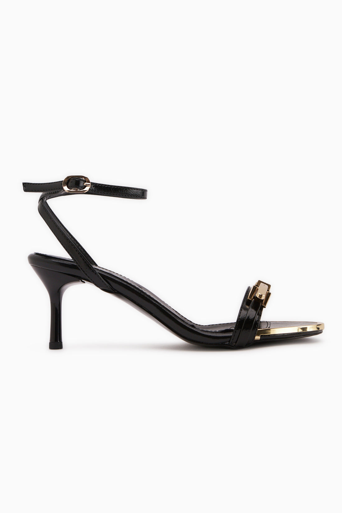 Kasia Schwarze Schnalle Damen Absatzschuhe