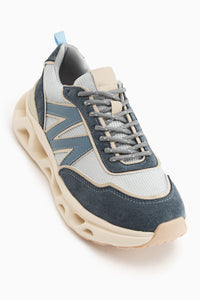 Kiana Denim Mesh Detail Damen Sneaker