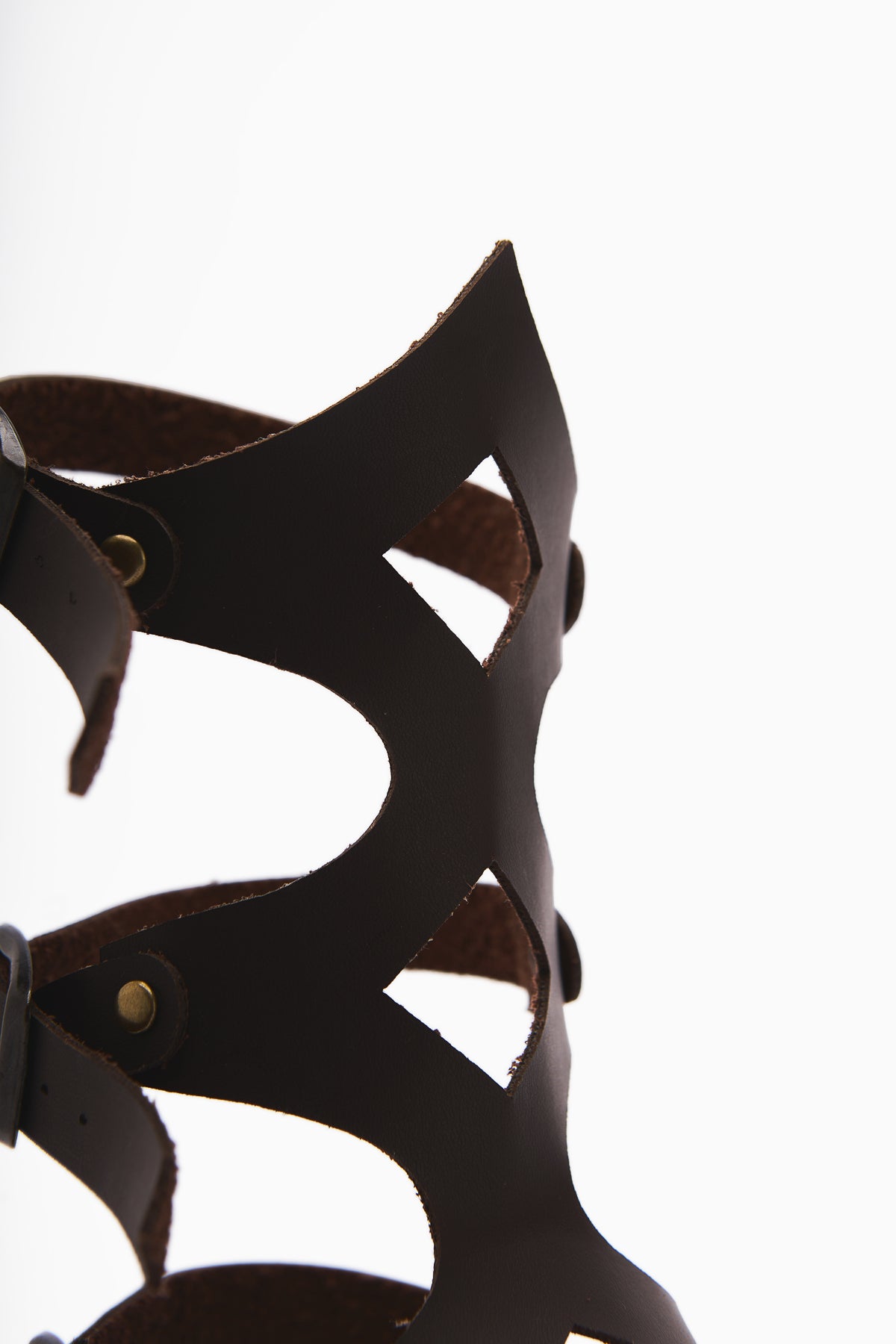 Genuine Leather Hill Brown Gladiator Sandals