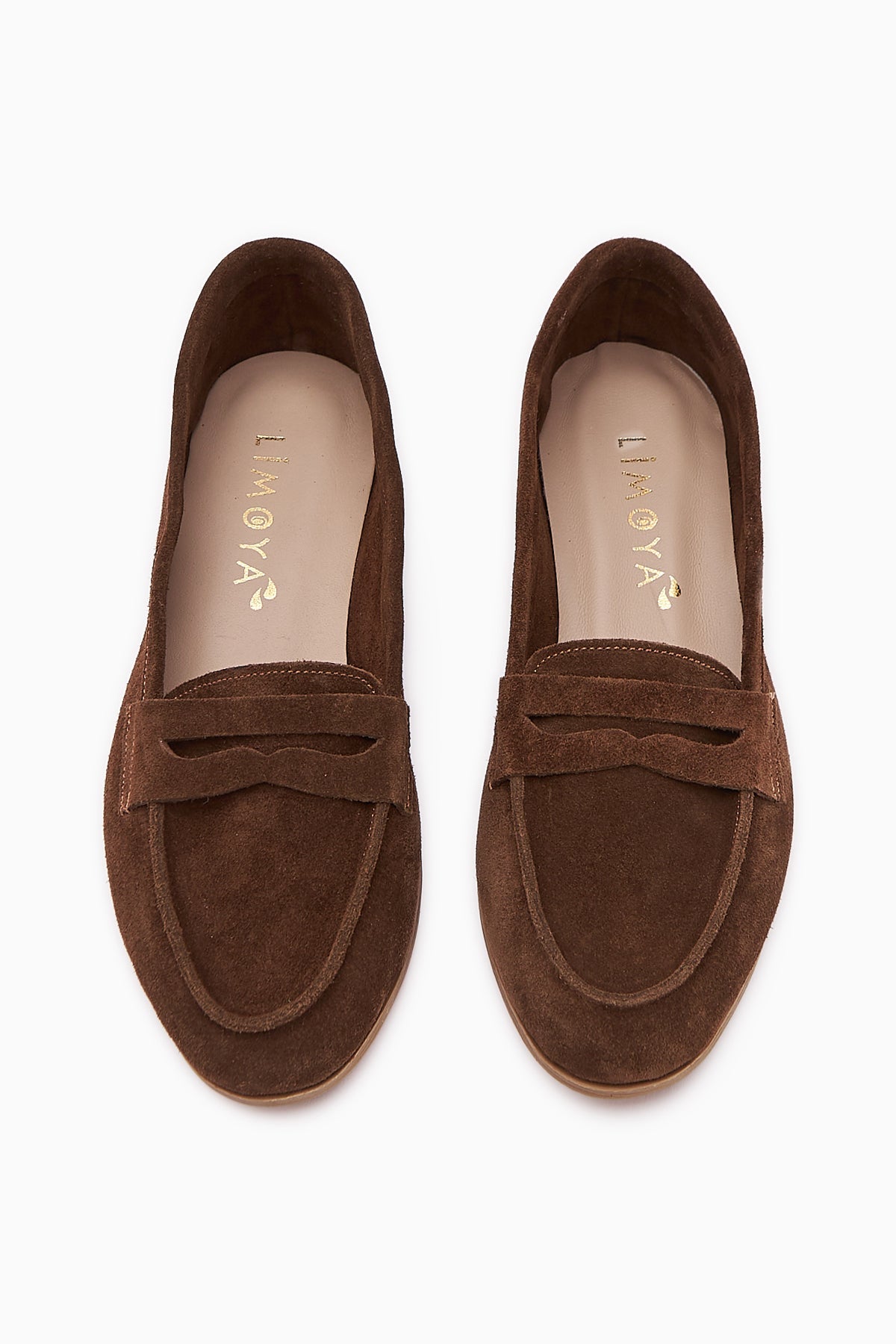 Solina Genuine Leather Coffee Suede Moccasin Comfortable Daily Loafer