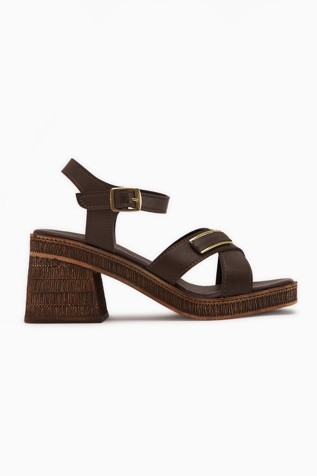 Gisella Braun Absatz Damen Sandale