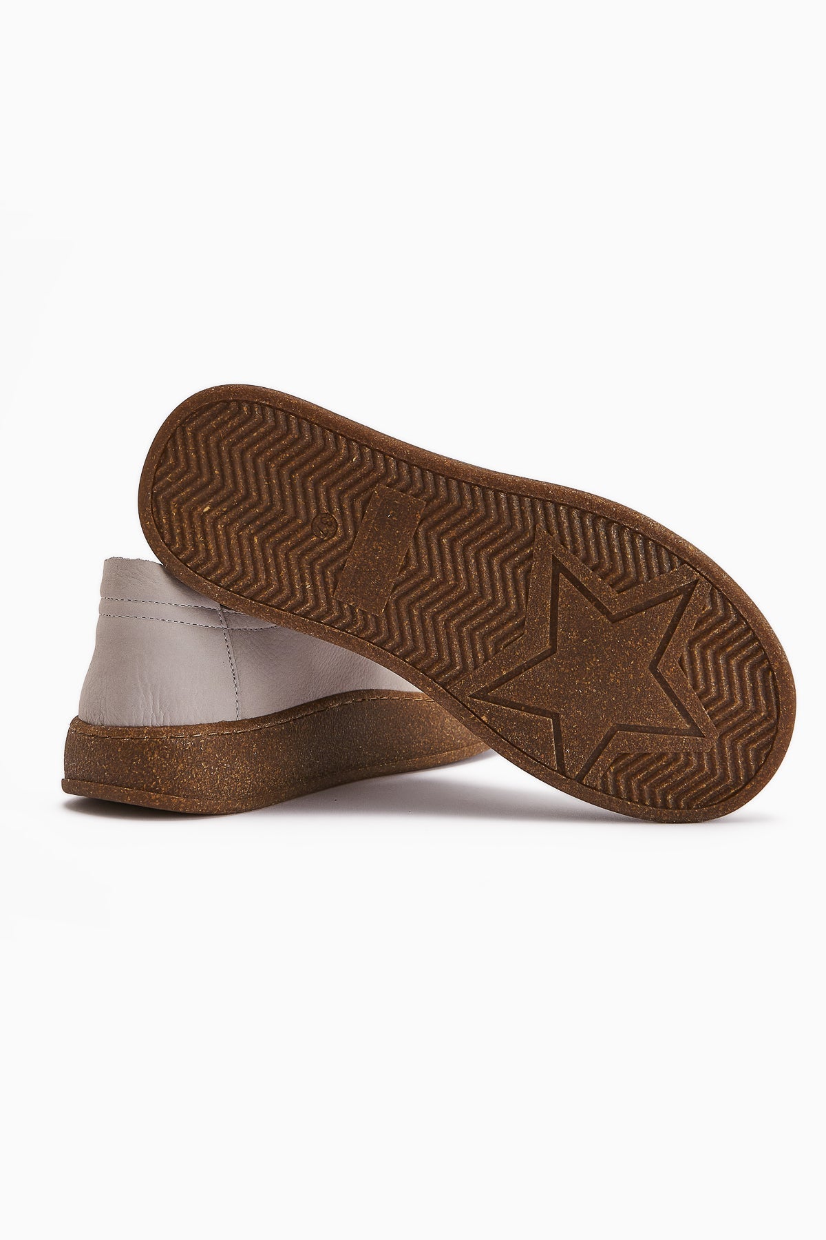 Judi Genuine Leather Gray Comfort Sole Women's Sneakers