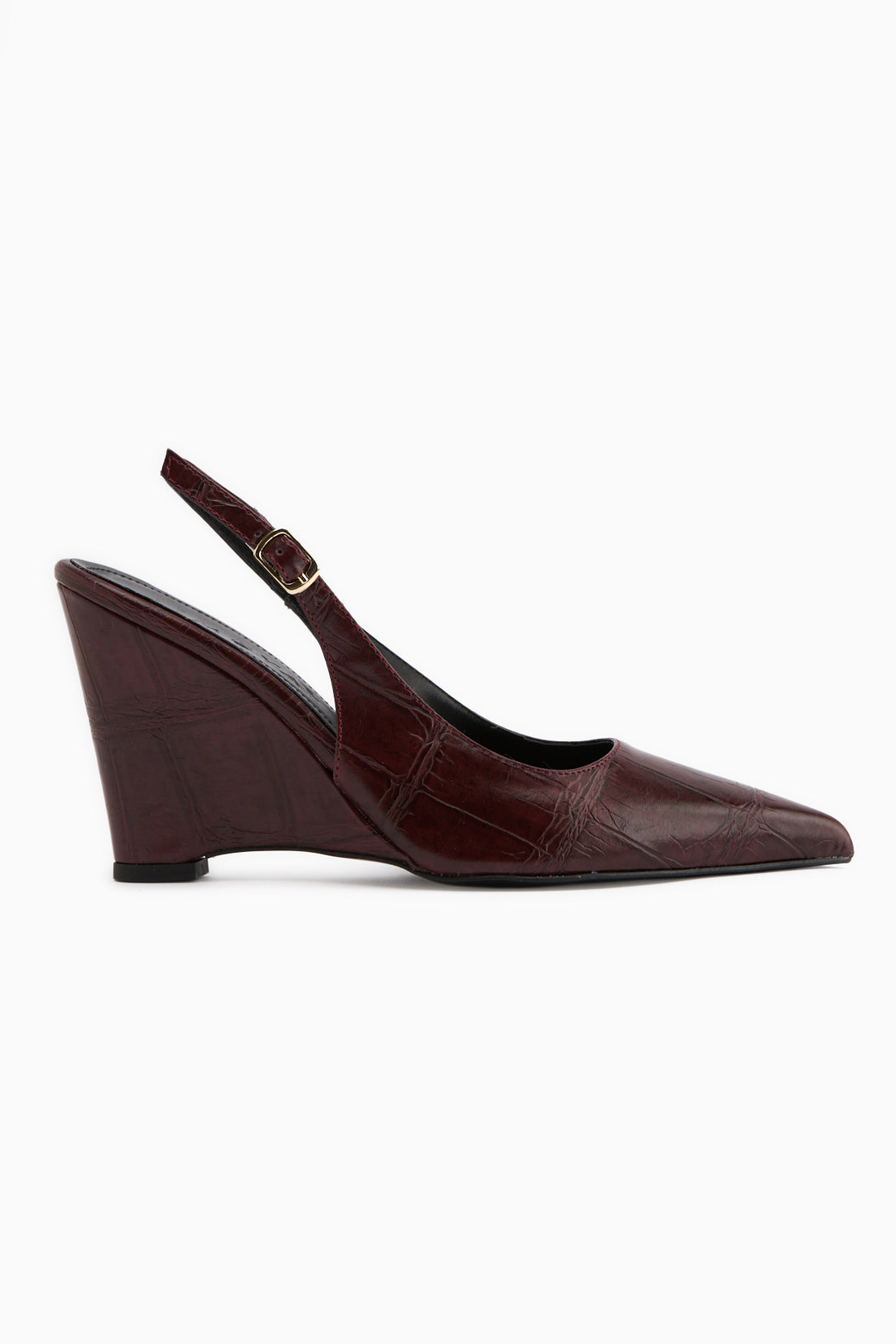 Tira Bordeaux Wedge Spitz Zehen Damen Sandale