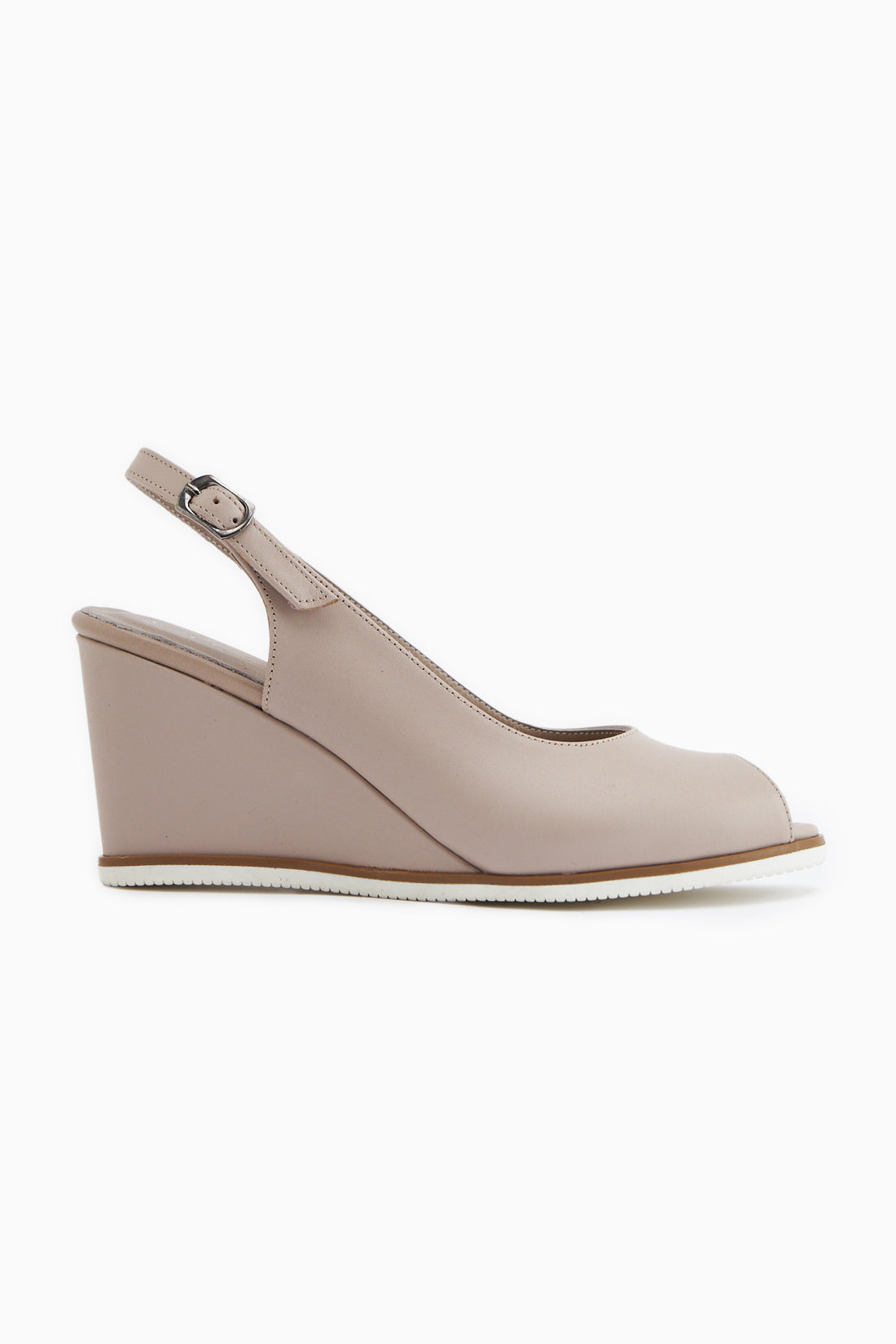 Marly Echtes Leder Mink Keil Damen Sandale