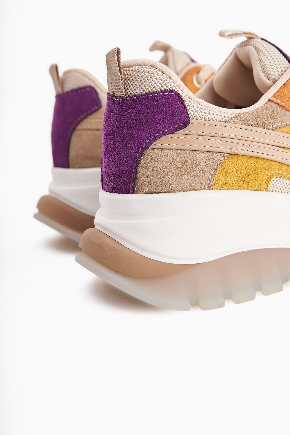 Jillian Beige Heel Detailed Sport Shoes