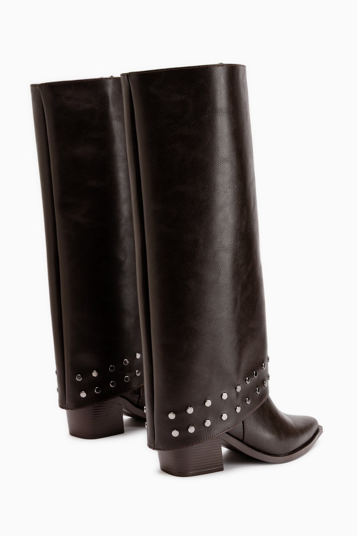 Liddy Brown Removable Cuff Women’s Boots