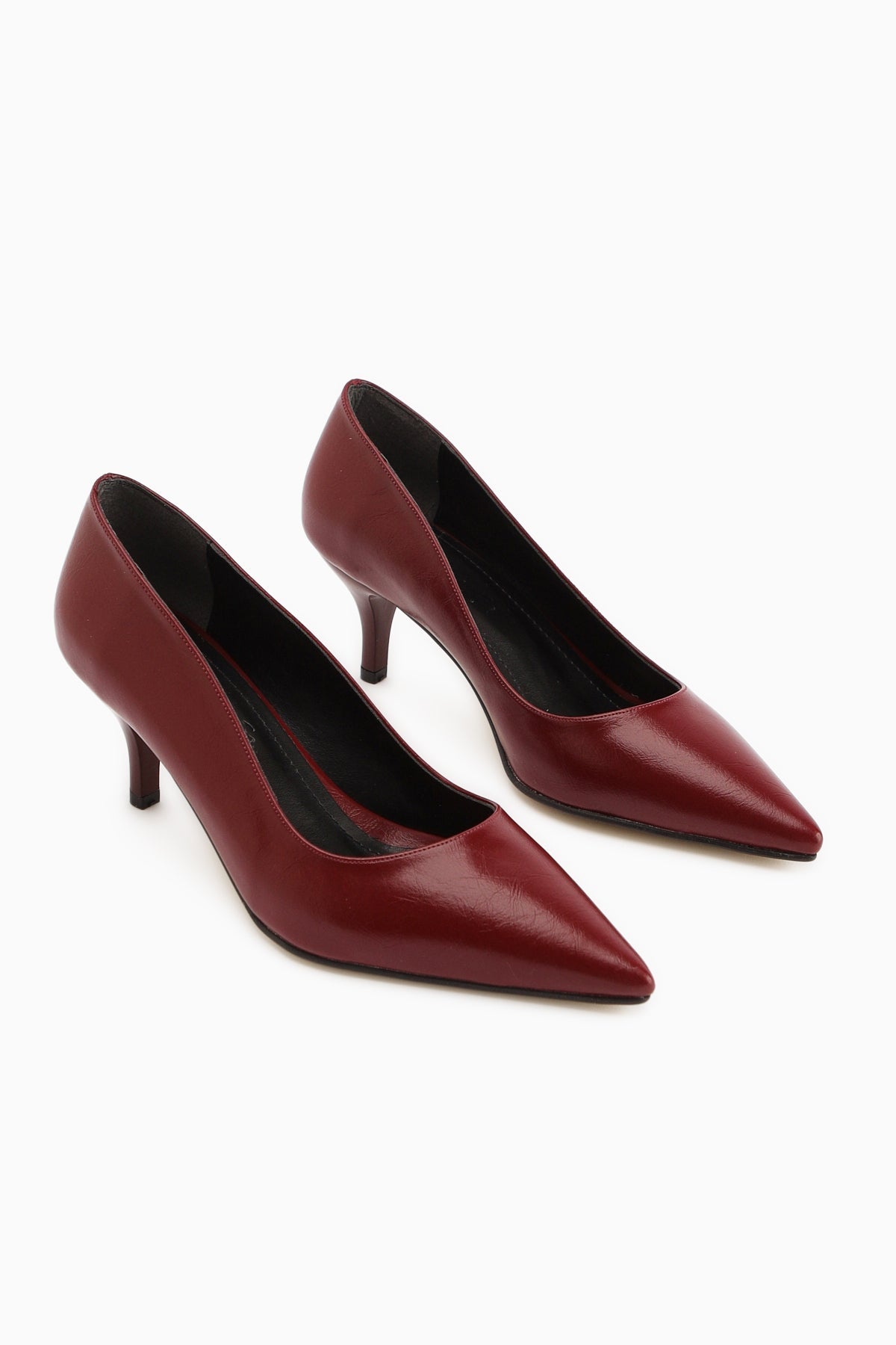 Flora Burgundy Stiletto Women's High Heel Shoes