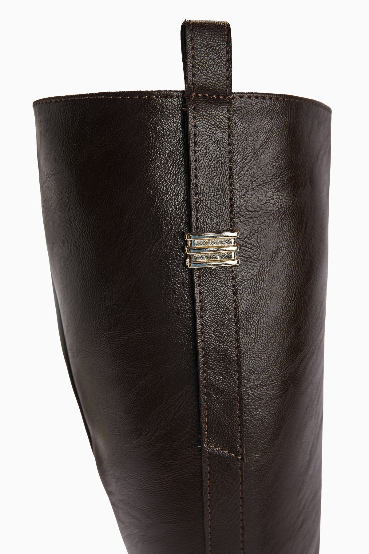 Kaisa Women's Coffee Buckled Boots