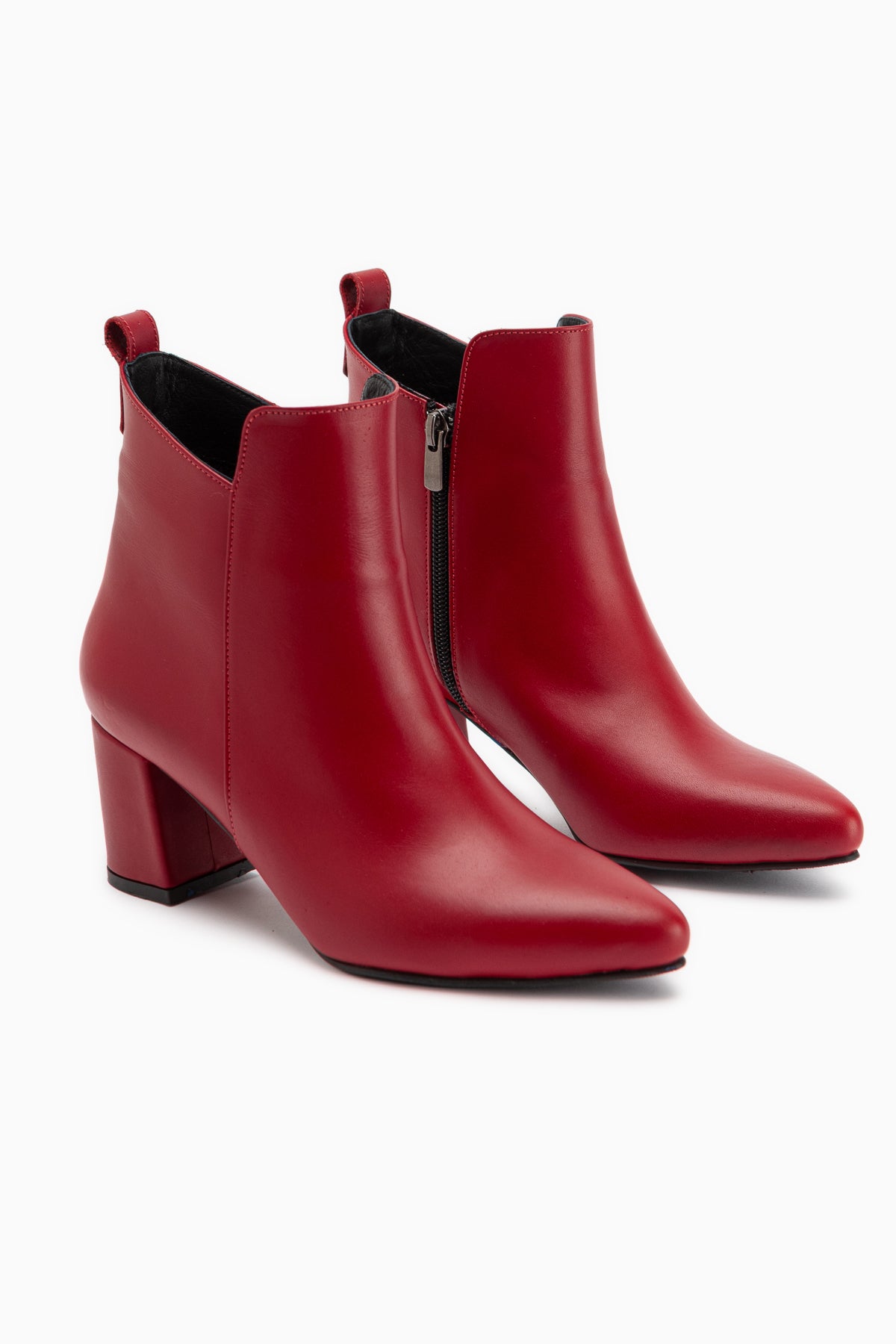 Julia Echtes Leder Braun Absatz Damen Stiefel