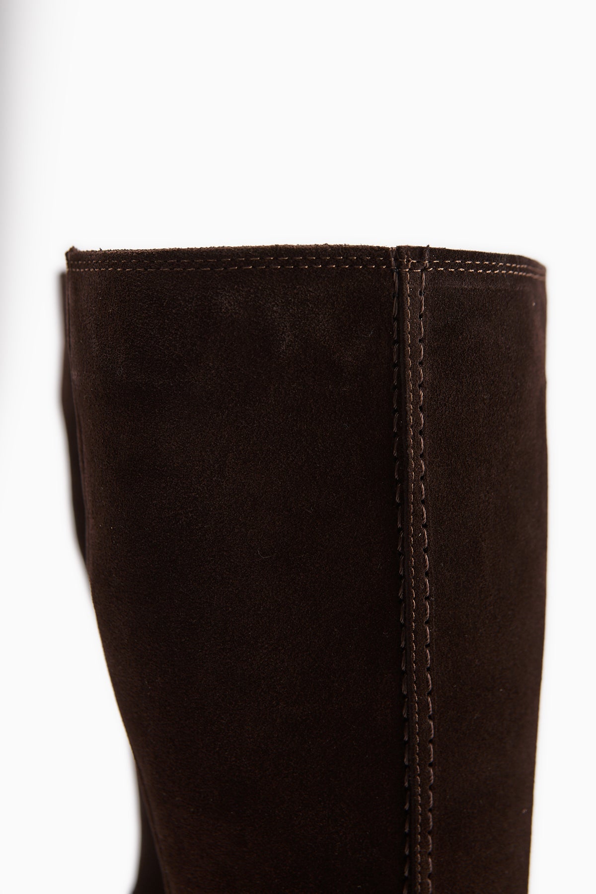 Aleen Genuine Leather Brown Suede Heeled Women's Boot