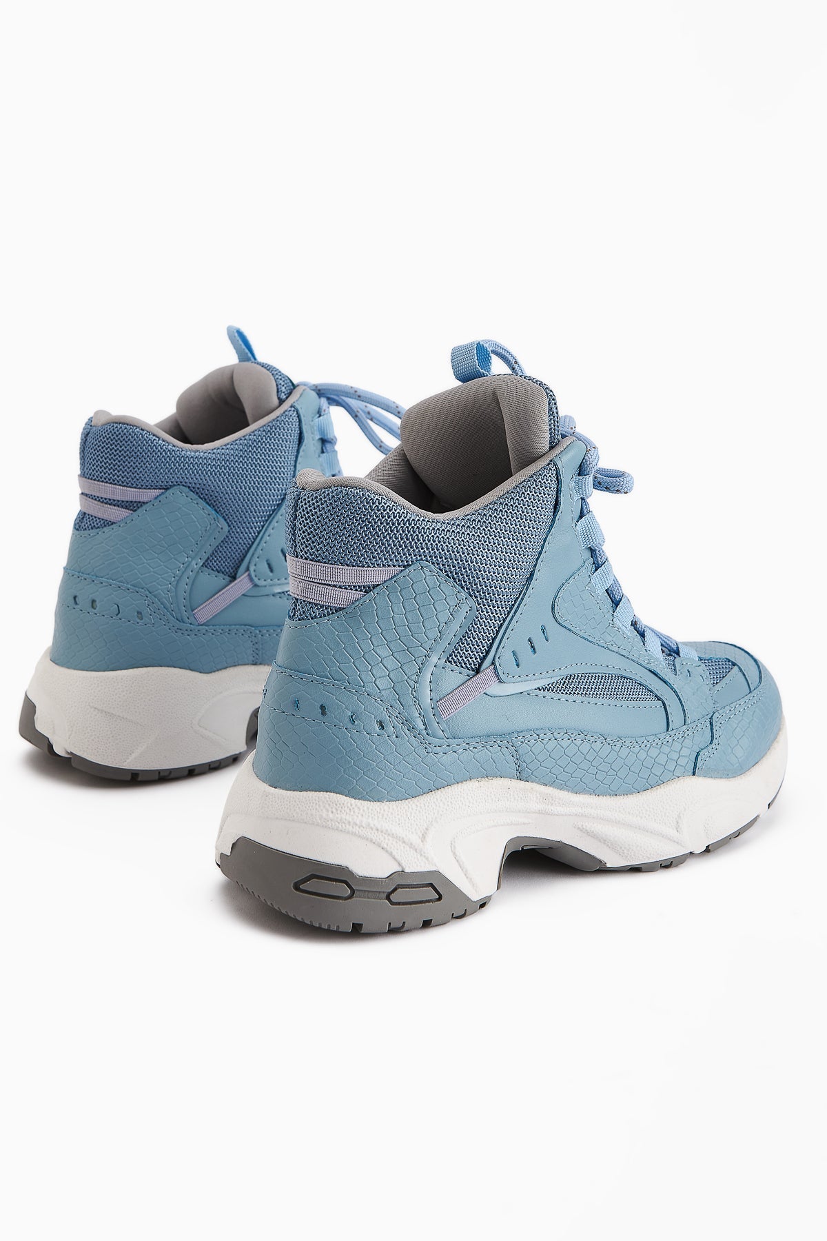 Nency Blue Laced Women's Sport Boot