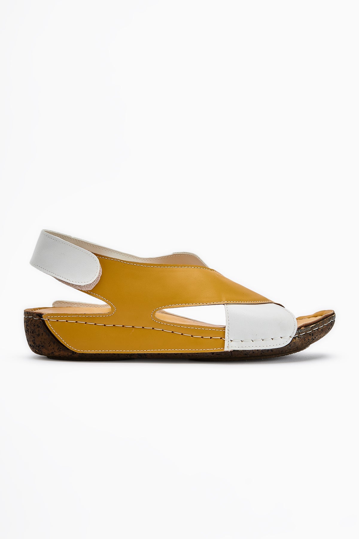 Margit Senf Kreuzriemen Damen Komfort Sandalen