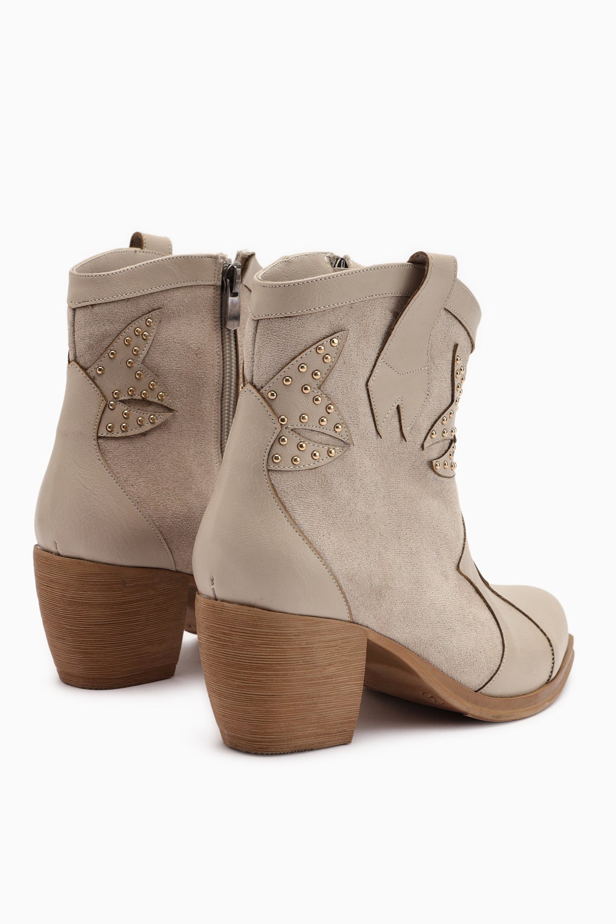 Lowis Nude Strap Women's Cowboy Western Boot