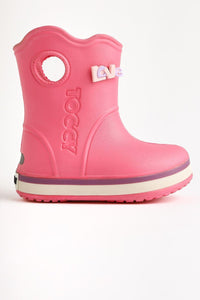 Christa Pink Pin Detail Wasserdichter Kinderstiefel