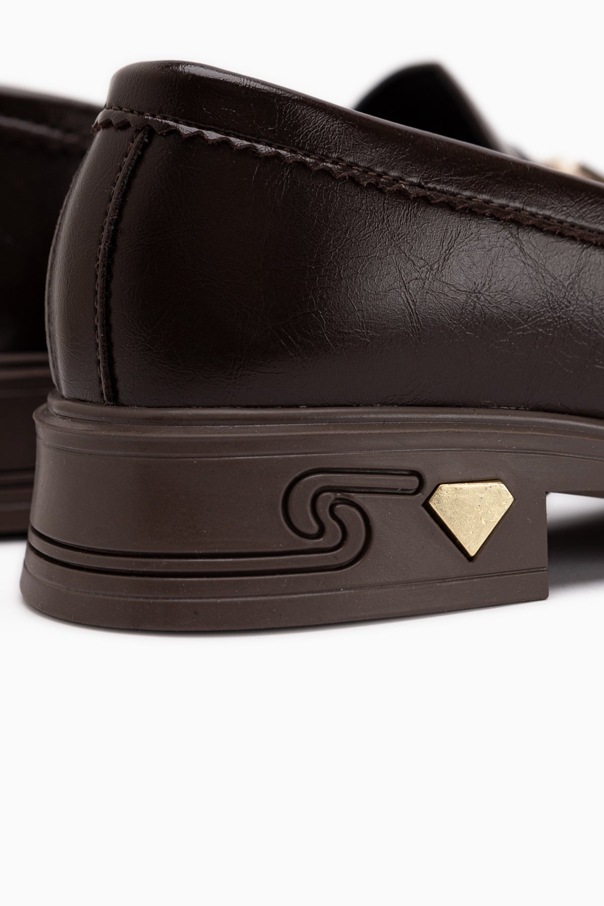 Drina Kaffee Schnalle Damen Loafer Alltagsschuhe