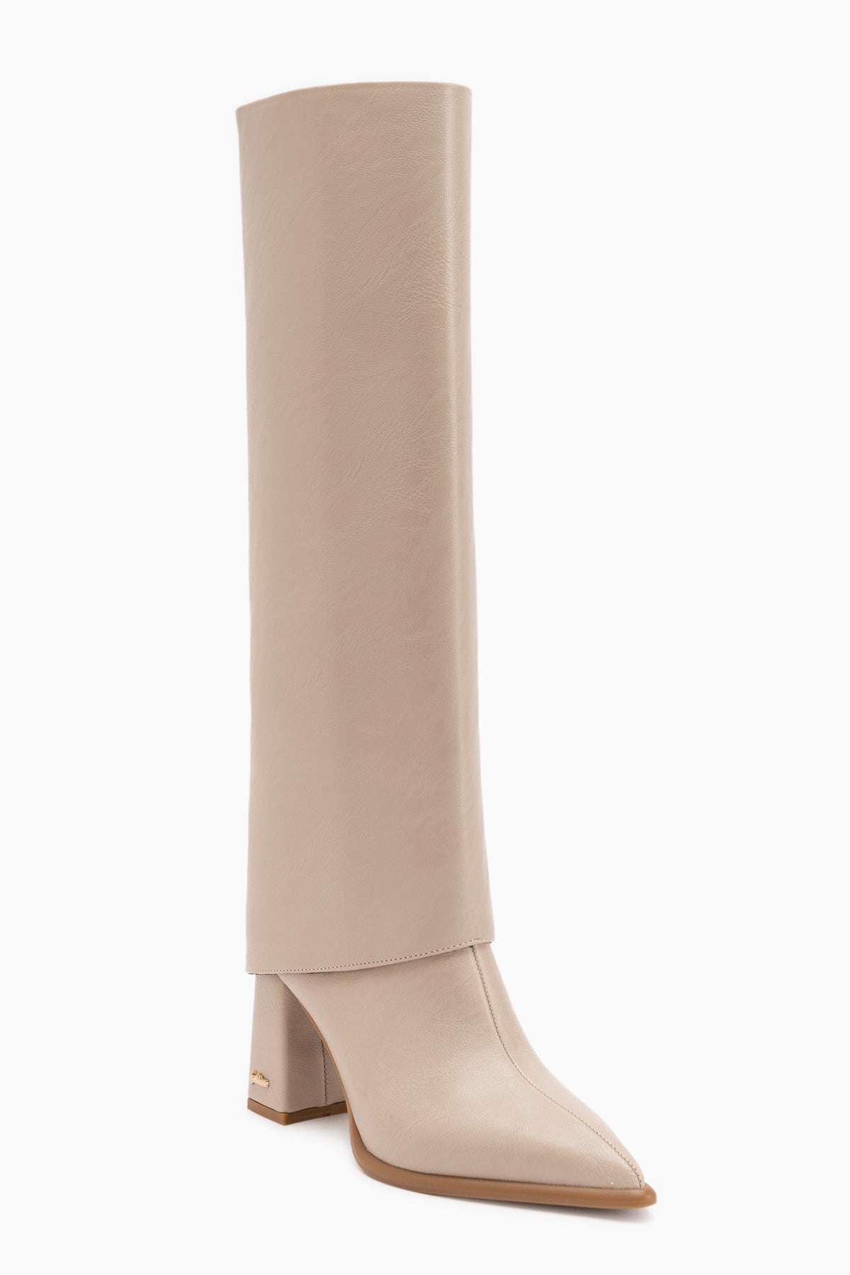 Lorie Beige Removable Cuff Women’s Boots