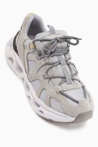 Raisa Echtes Leder Eis Wildleder Netz Detail Damen Sneaker