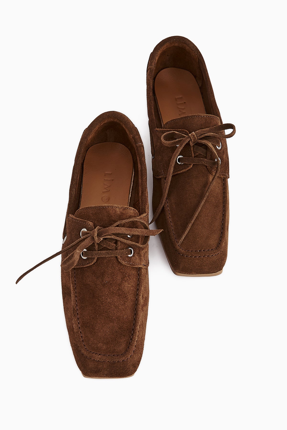 Arian Genuine Coffee Suede Leather Lace-Up Moccasin Daily Loafer
