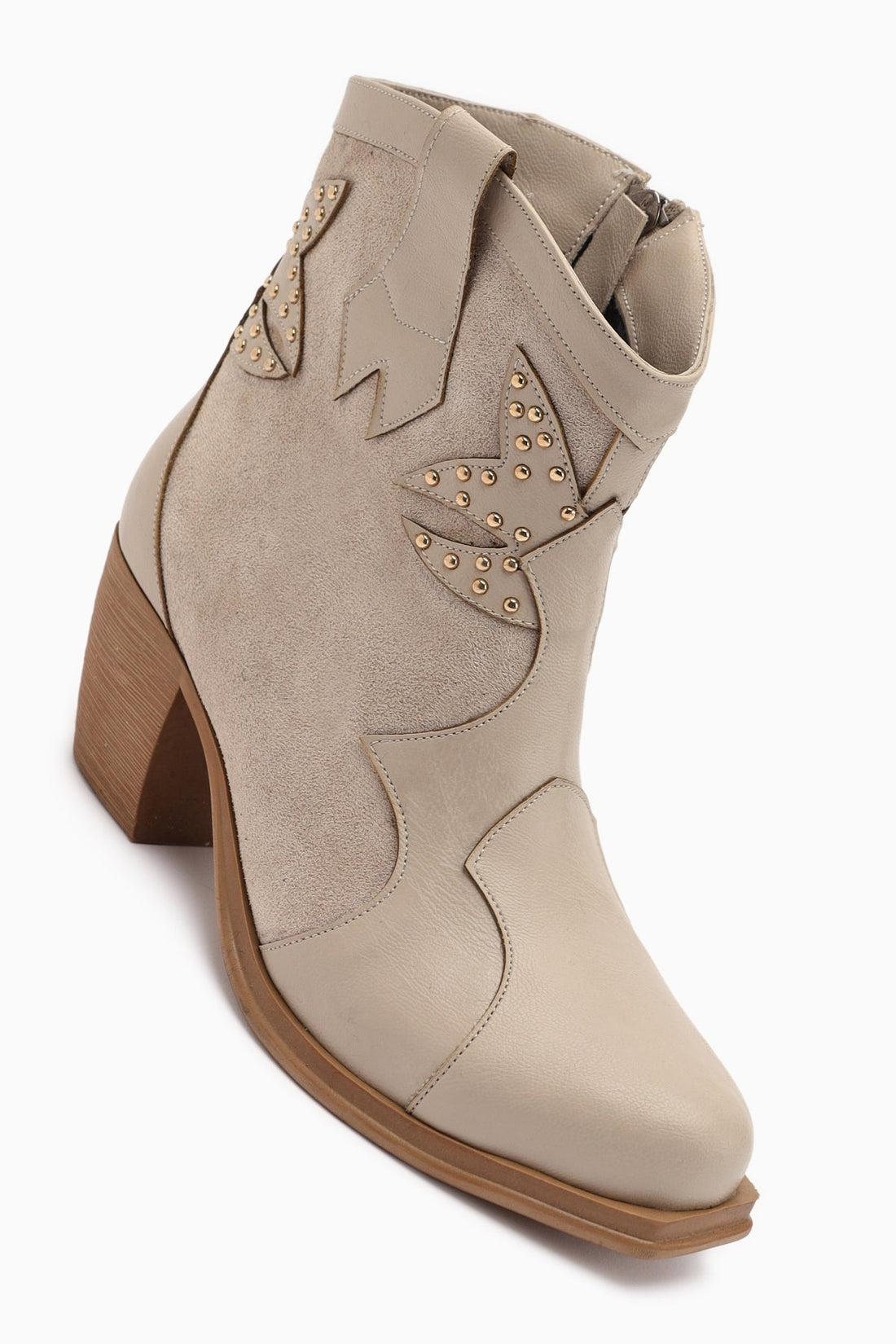 Lowis Nude Strap Women's Cowboy Western Boot