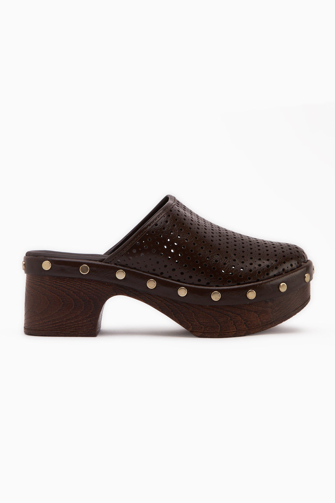 Dorita Braun Plattform Absatzschuhe Damen Pantoletten