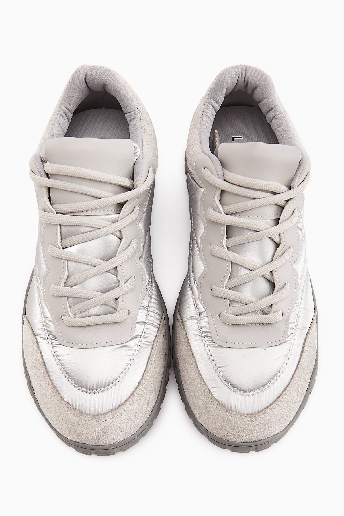 Leen Women's Grey Parachute Fabric Sneakers