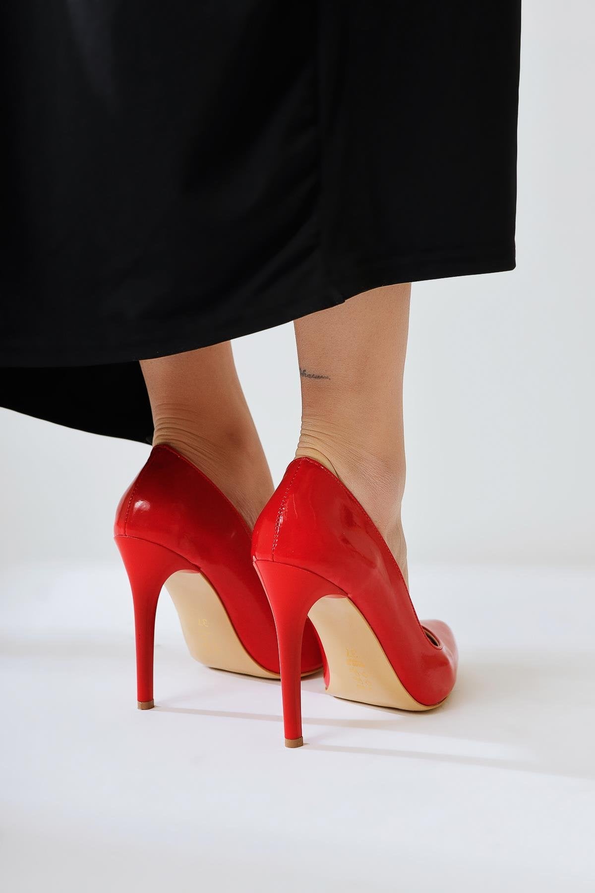 Tami Red Pointed Toe High Heel Stiletto