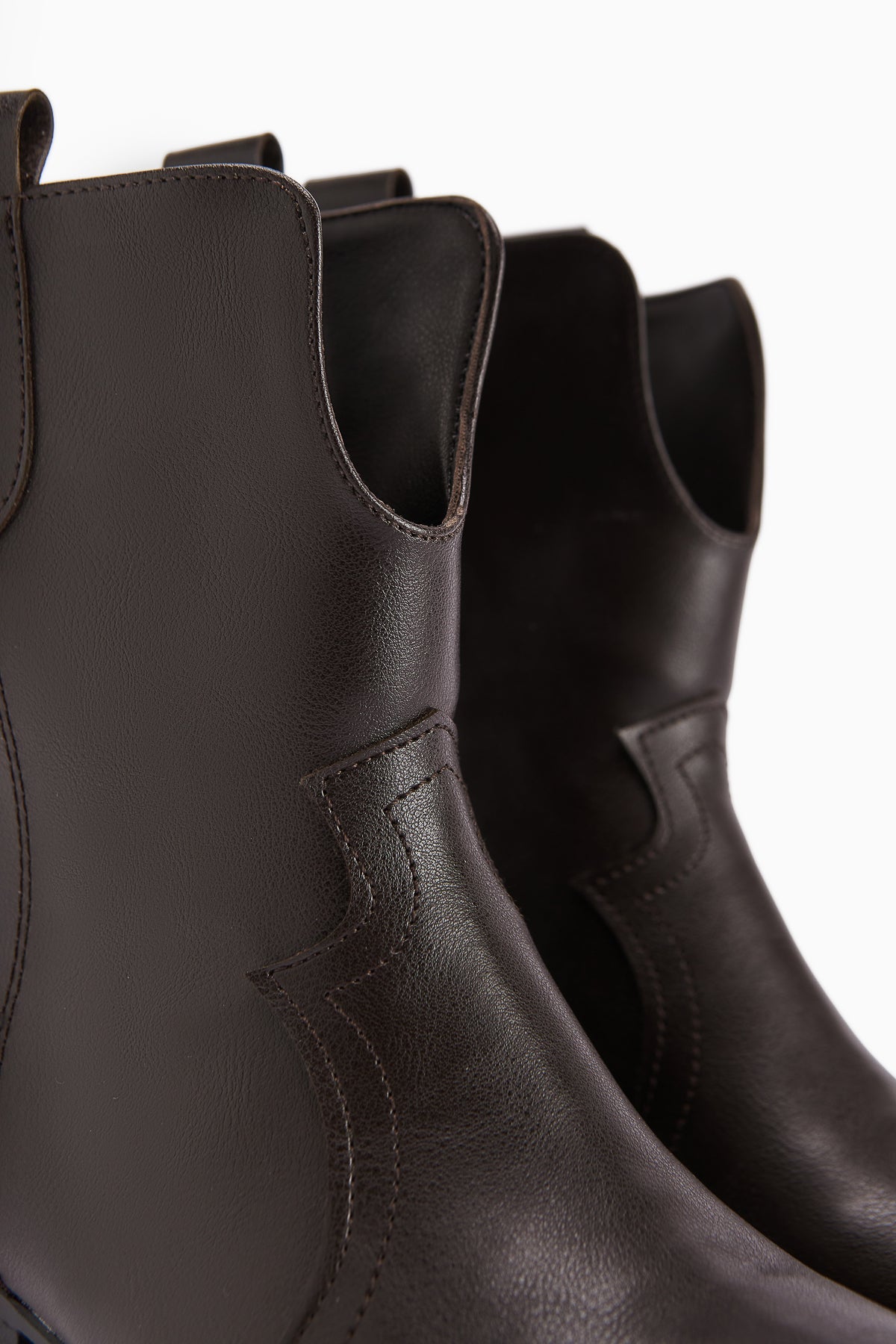 Erica Brown Heeled Western Women's Boot